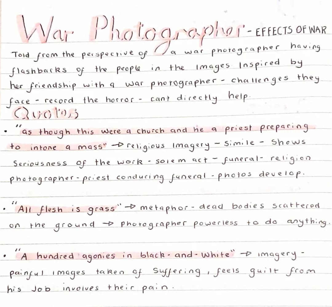 Famous War Photographer Quotes and Analysis