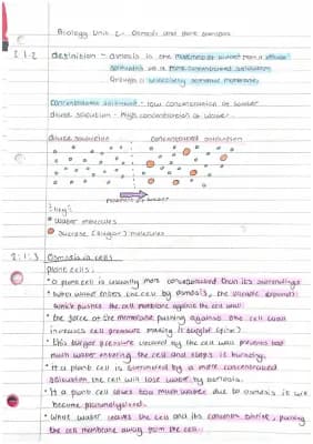 Know GCSE Double Award Science Biology Osmosis notes thumbnail