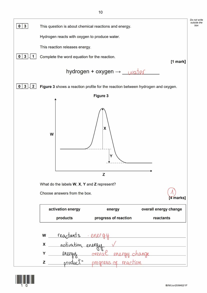 AQA
Please write clearly in block capitals.
Centre number
Surname
Forename(s)
Candidate signature
GCSE
CHEMISTRY
Foundation Tier
Le
I declar