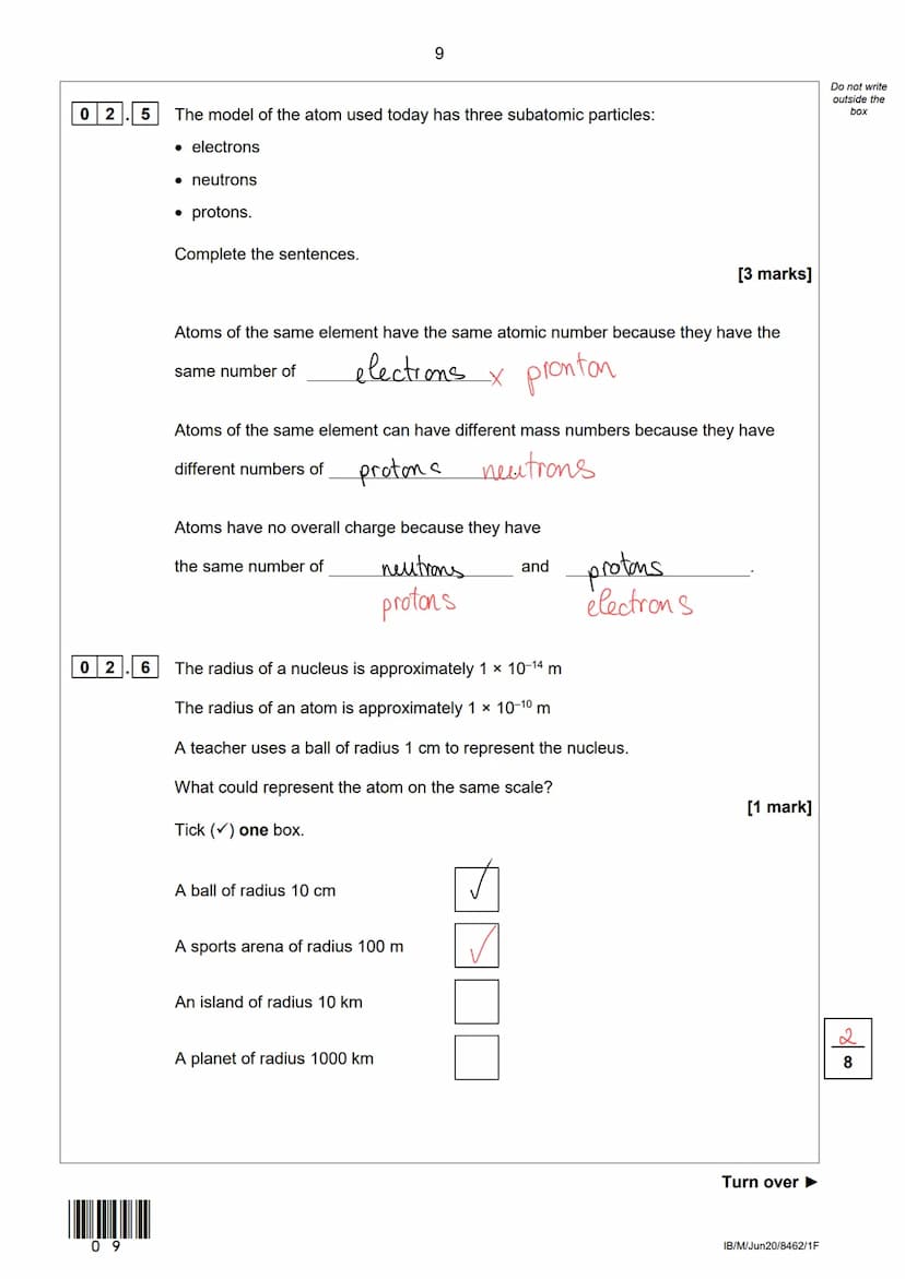 AQA
Please write clearly in block capitals.
Centre number
Surname
Forename(s)
Candidate signature
GCSE
CHEMISTRY
Foundation Tier
Le
I declar