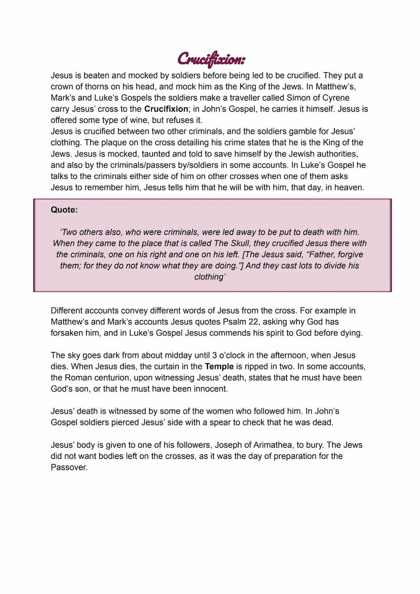 Beliefs and Teachings about the Crucifixion,
Resurrection, and the Ascension:
The belief that Jesus died and was raised from the dead is of 