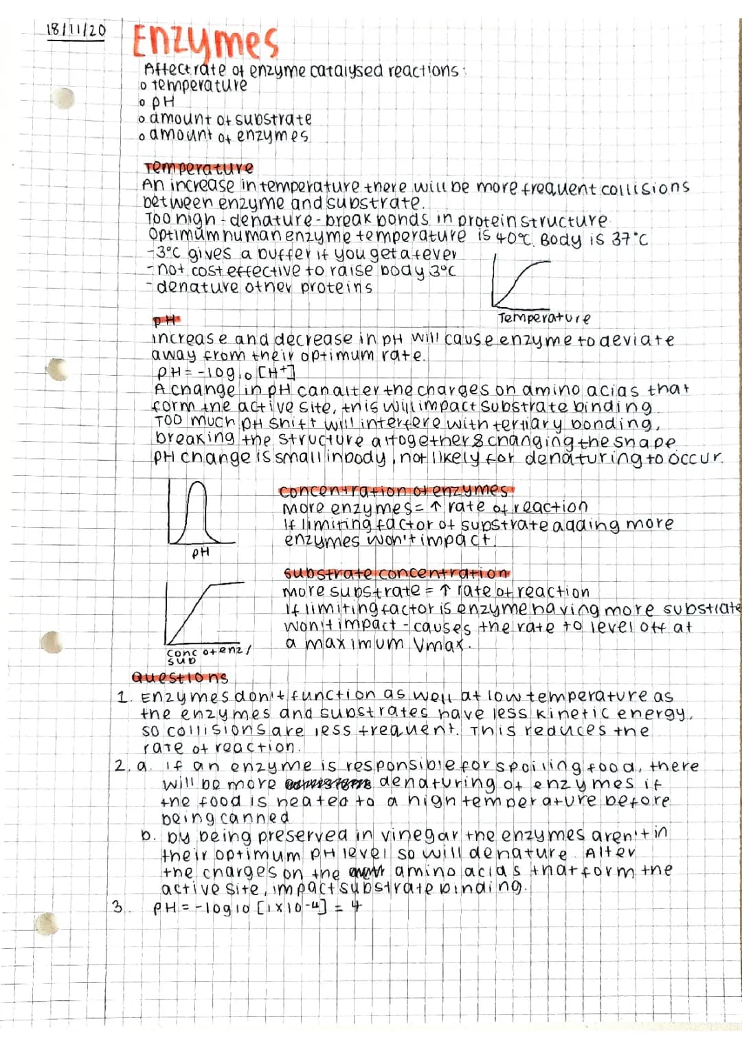 AQA A Level Biology: Fun with Enzymes, Temperature & pH!
