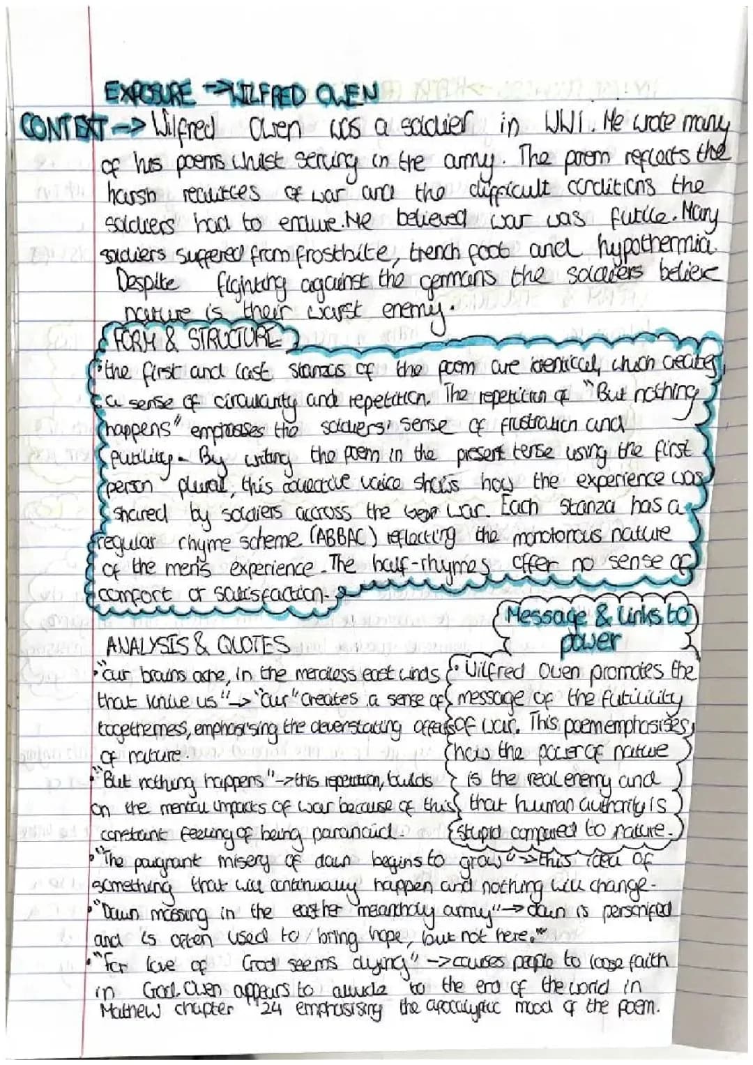 Futility and Exposure by Wilfred Owen: A Simple Guide with Analysis, Themes, and Questions