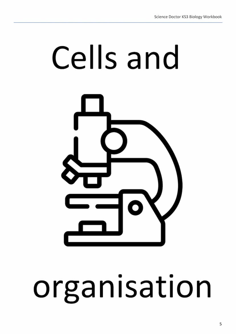 --- OCR Start ---
Science Doctor KS3 Biology Workbook
The Science Doctor
KS3 Biology
Workbook
Dr Peter Edmunds
1
--- OCR End --- --- OCR Sta