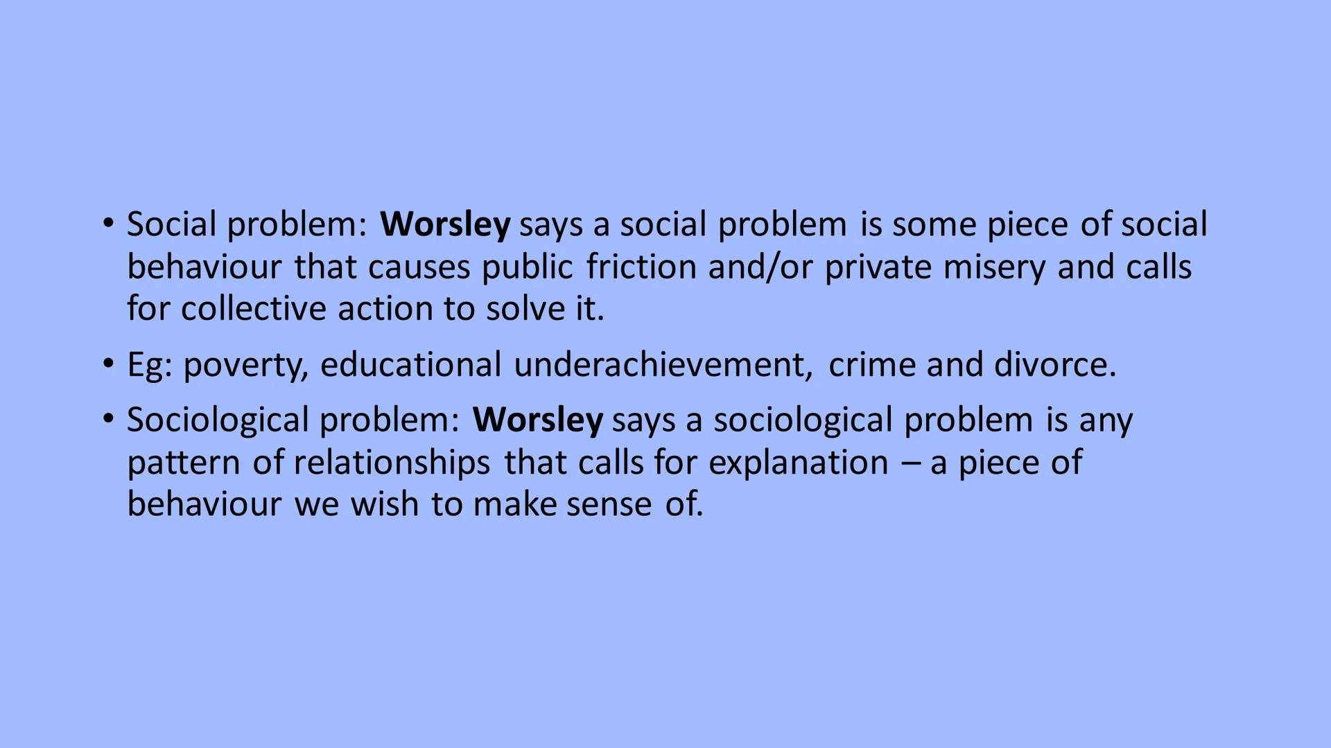 # Sociological Debate 1

Can sociology influence social policy?

Knowunity username: @grack69 - Social problem: Worsley says a social proble