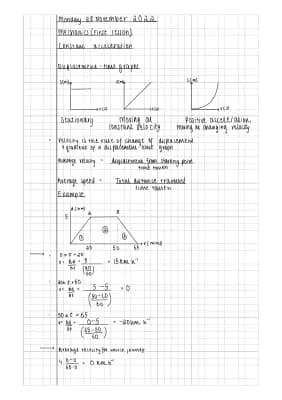 Know Displacement Time Graphs - Edexcel A-level Maths Mechanics - Chapter 9 thumbnail