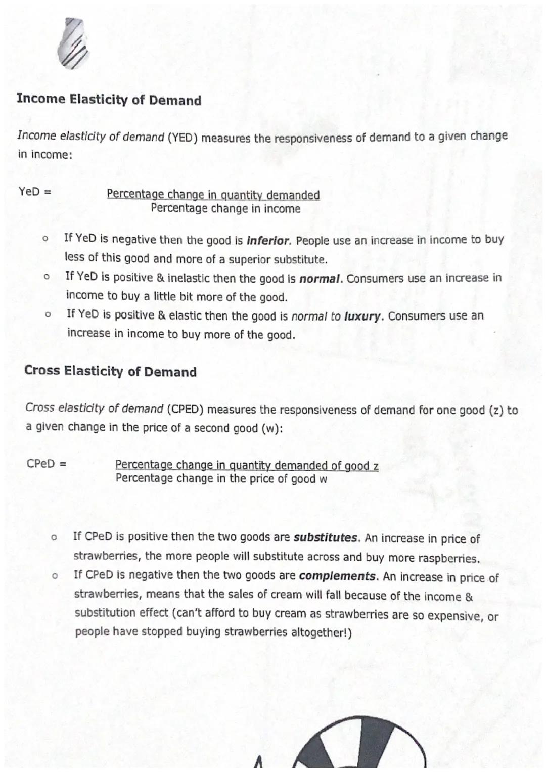 W
$756
PeD=
Price Elasticity of Demand
Price elasticity of demand measures the responsiveness of demand to a given change in price
and is fo