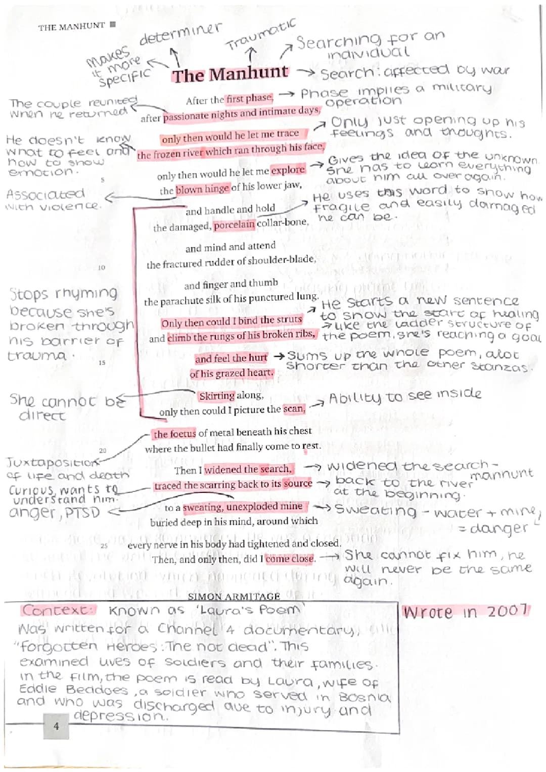 The Manhunt annotations 