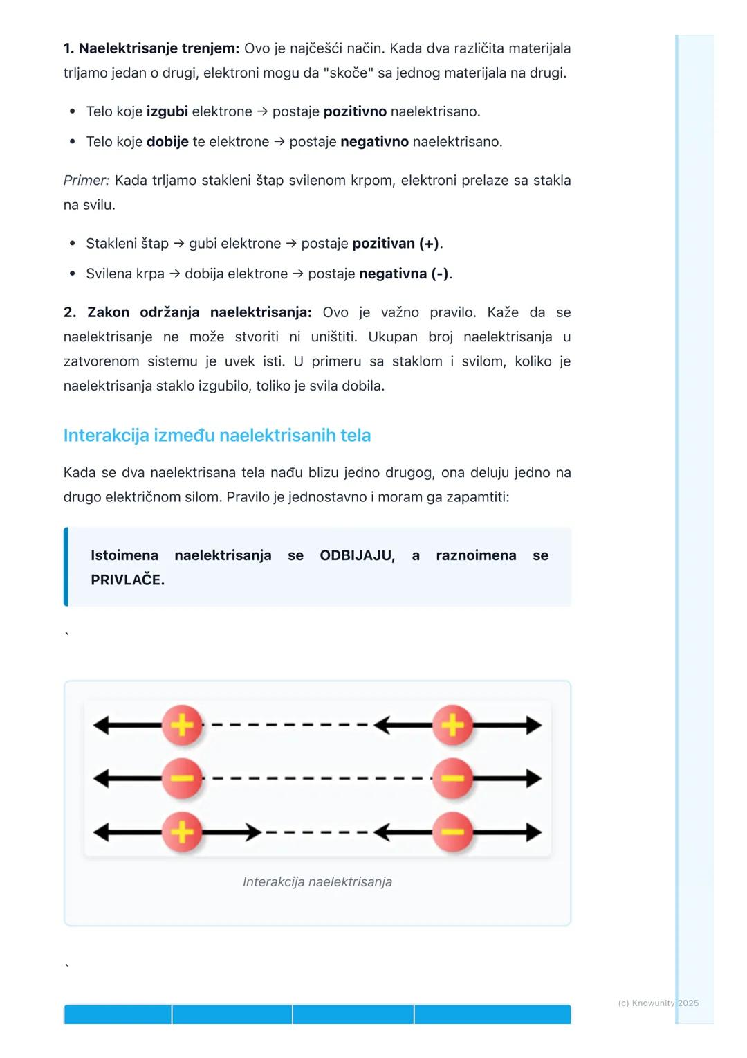 # Električno naelektrisanje

Uvod u električno naelektrisanje

Sve oko nas je napravljeno od atoma. Ponekad, kada trljamo neke stvari, kao
n