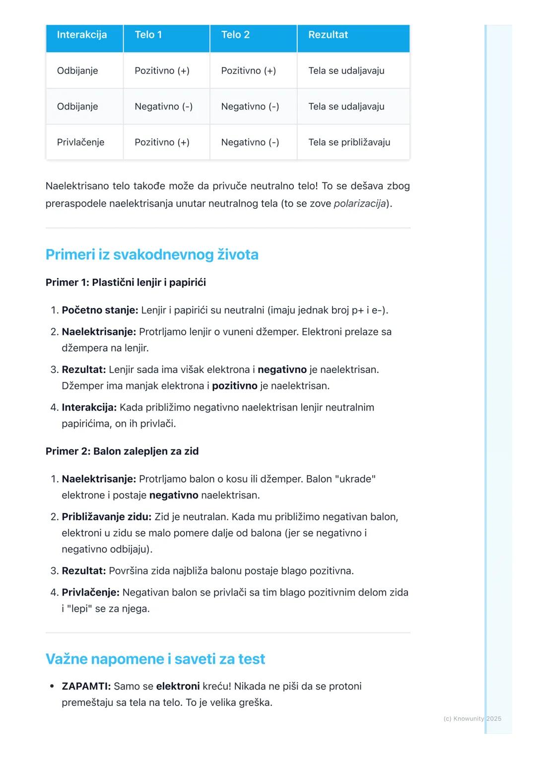 # Električno naelektrisanje

Uvod u električno naelektrisanje

Sve oko nas je napravljeno od atoma. Ponekad, kada trljamo neke stvari, kao
n