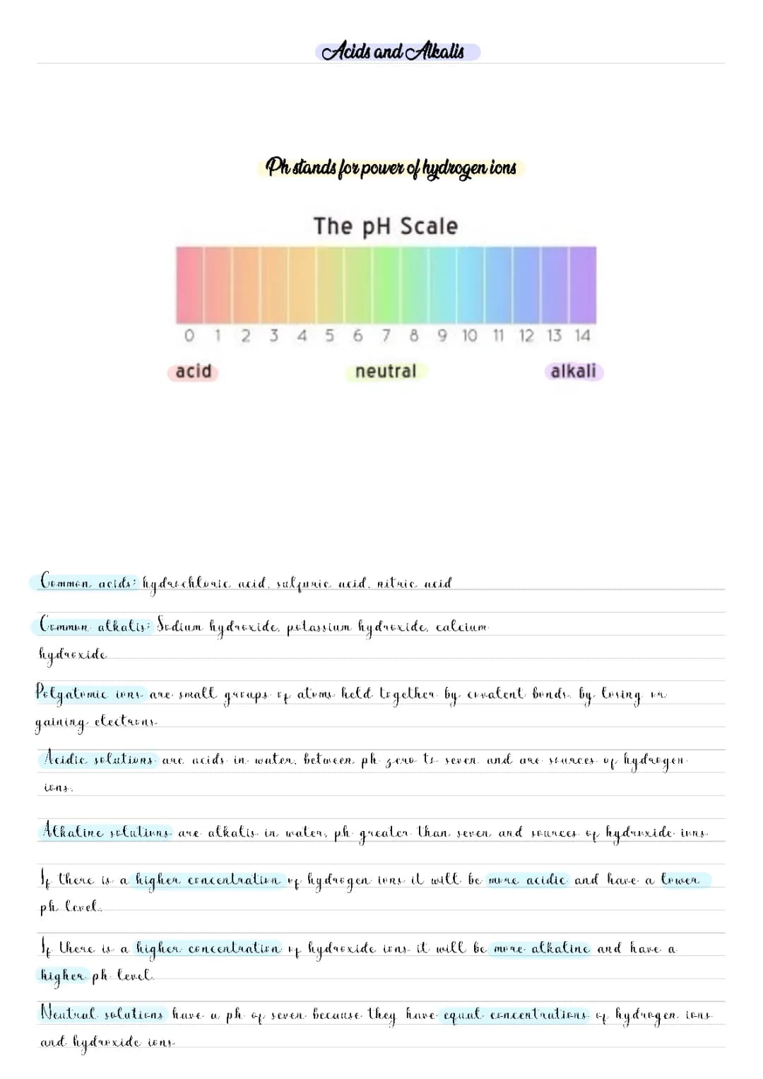 Acids and Alkalis: Cool Examples and Fun Facts for Year 7!