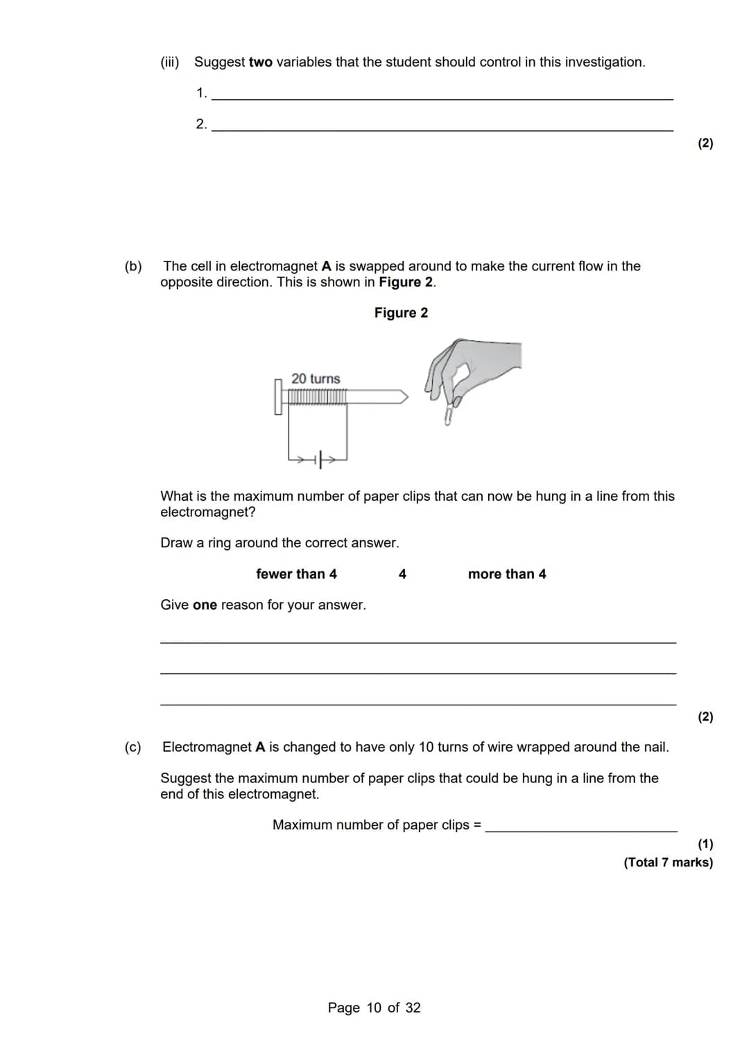 revise
with
harry
AQA Physics
Topic 7: Electromagnets
Master Booklet
Answer the questions that are given to you, and you
can use the mark sc