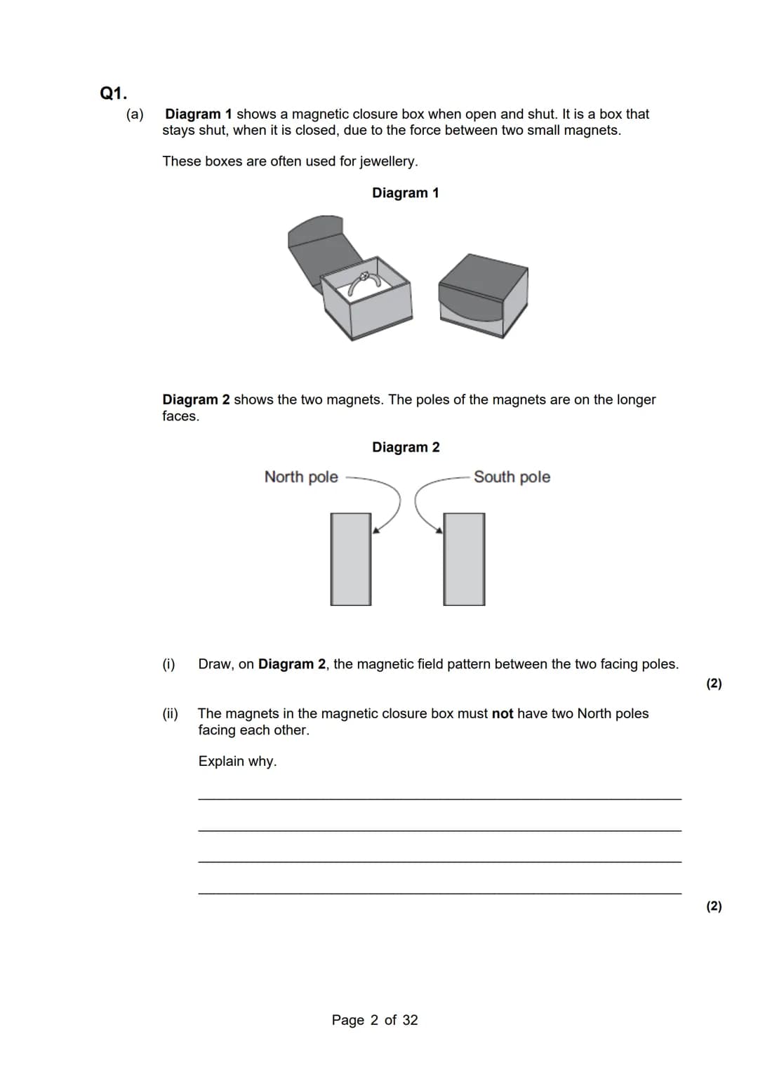 revise
with
harry
AQA Physics
Topic 7: Electromagnets
Master Booklet
Answer the questions that are given to you, and you
can use the mark sc