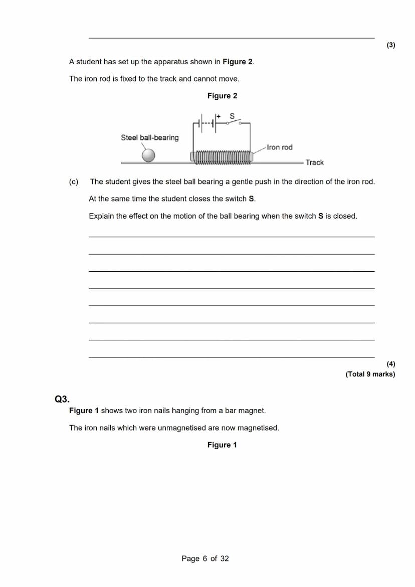 revise
with
harry
AQA Physics
Topic 7: Electromagnets
Master Booklet
Answer the questions that are given to you, and you
can use the mark sc