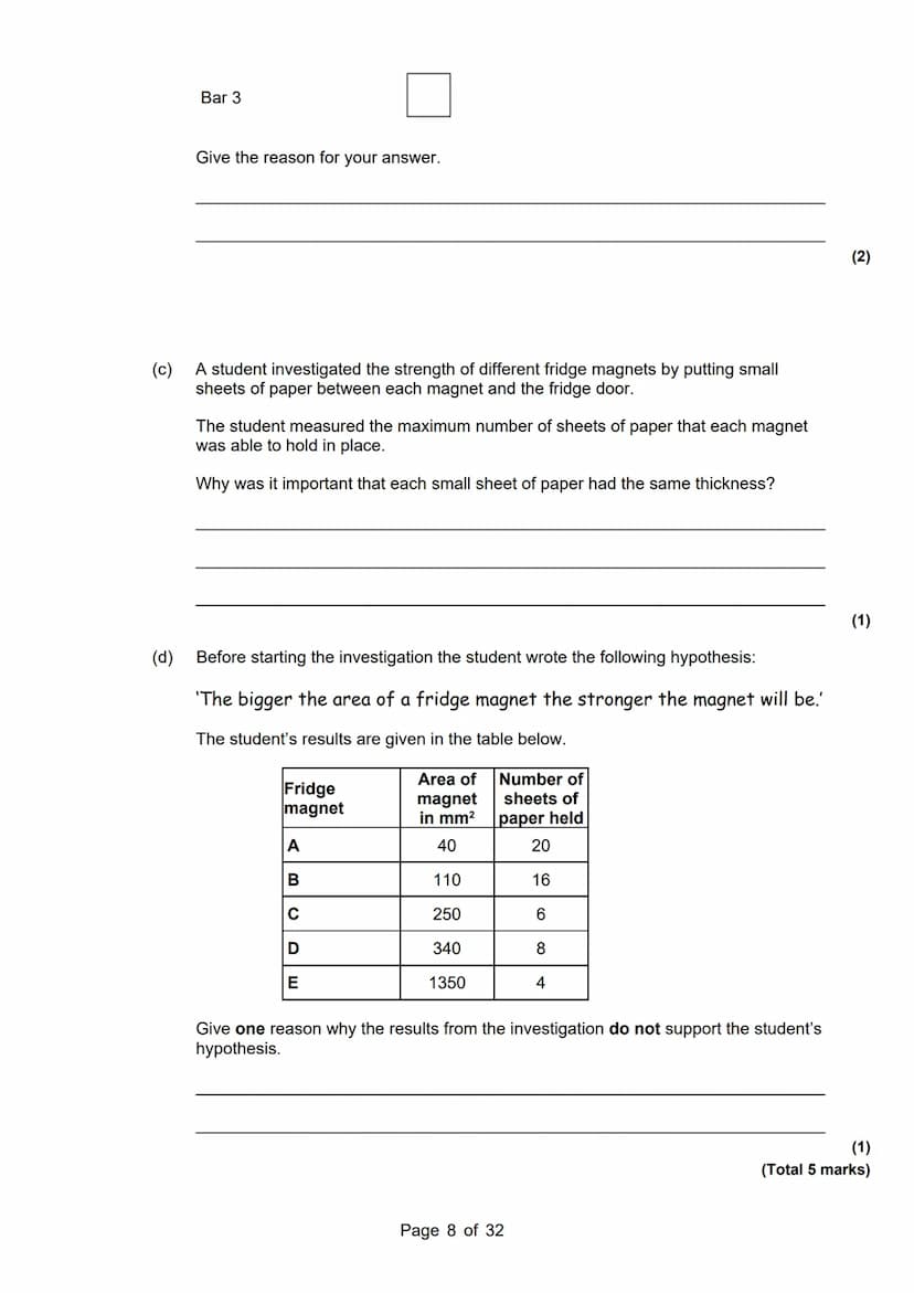 revise
with
harry
AQA Physics
Topic 7: Electromagnets
Master Booklet
Answer the questions that are given to you, and you
can use the mark sc