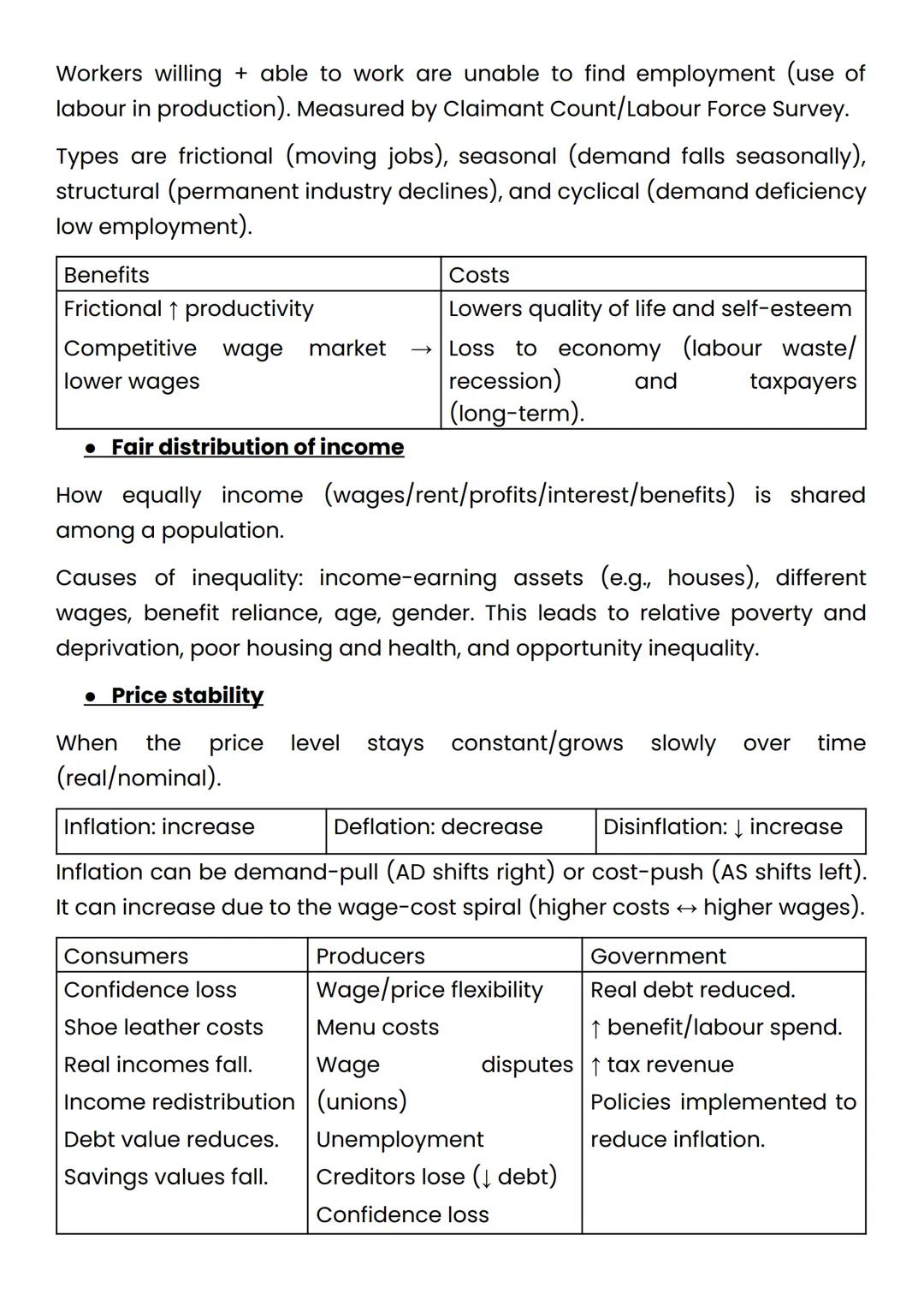 .The Standard Guide to GCSE Economics
• Main Economic Groups
Producers supply goods and services (tangible and intangible products)
to make 