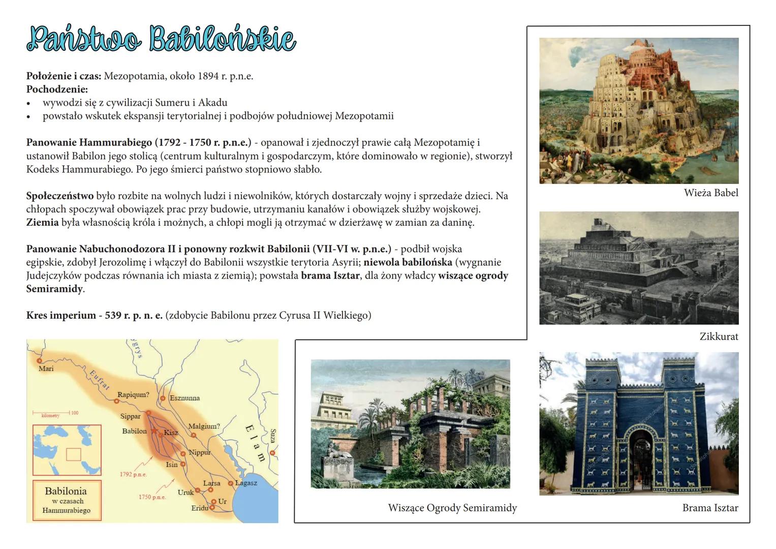 # Mezopotamia

Położenie: dorzecze Eufratu i Tygrysa, wchodzi w skład żyznego półksiężyca
Czas: IV tysiąclecie p.n.e.

Klimat:
*   ziemie po