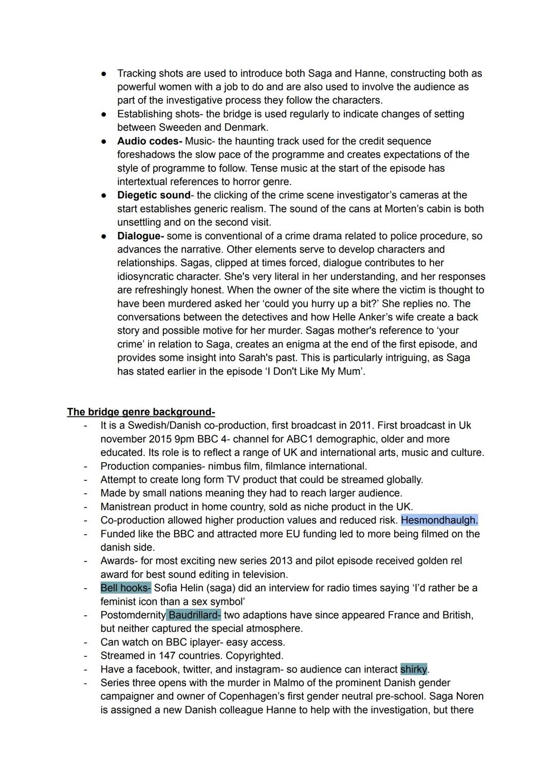 # The Bridge

'The natural successor to The Killing'

Season 3 Episode 1-
Rules of nordic noir-
- Nordic noir genre, with a scandi-noir sub 