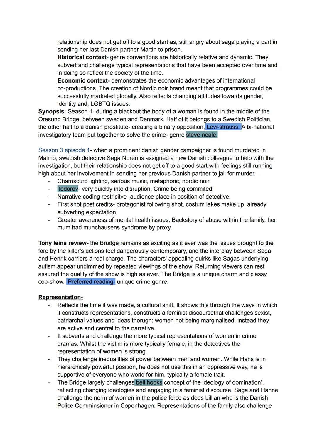 # The Bridge

'The natural successor to The Killing'

Season 3 Episode 1-
Rules of nordic noir-
- Nordic noir genre, with a scandi-noir sub 