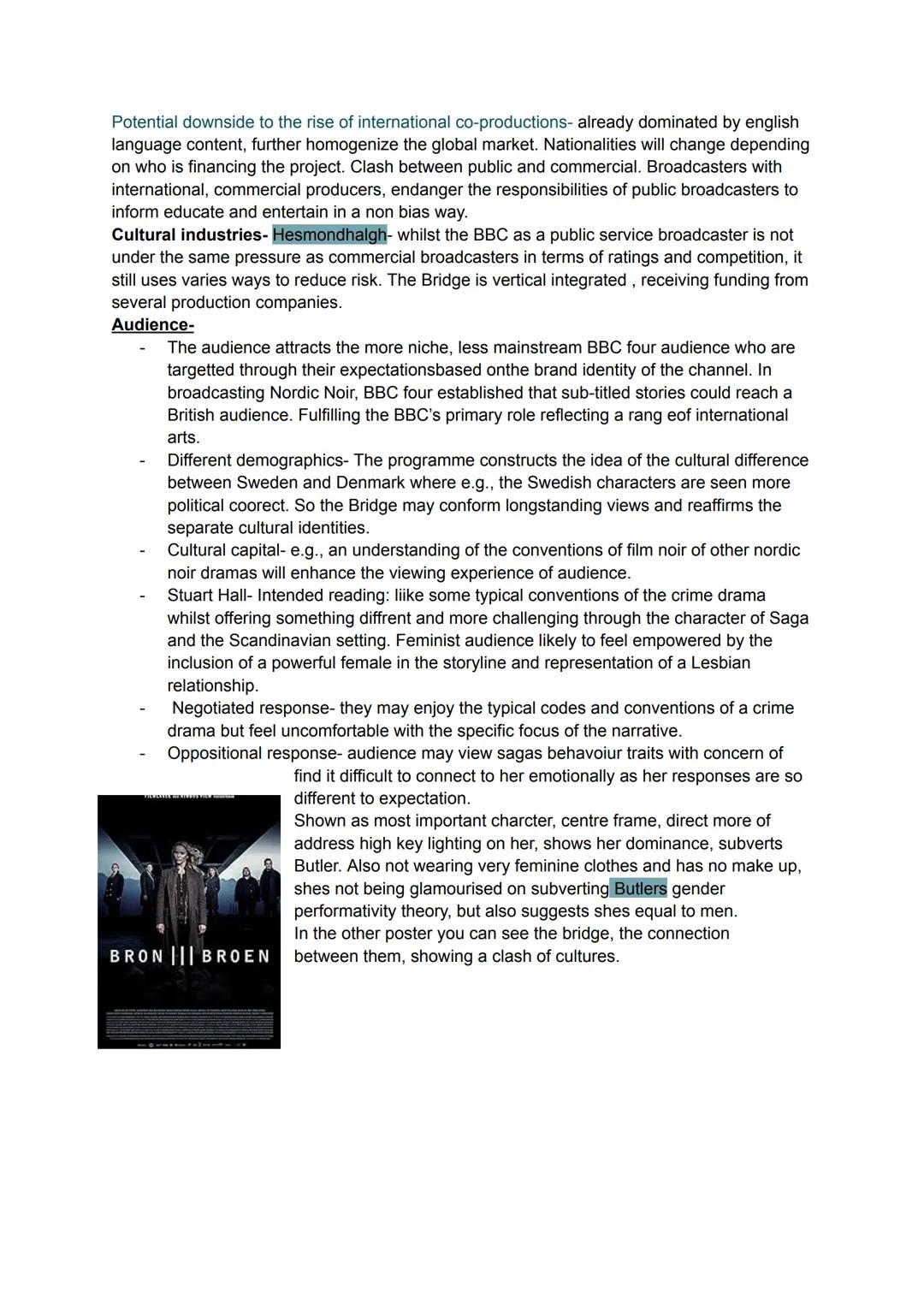 # The Bridge

'The natural successor to The Killing'

Season 3 Episode 1-
Rules of nordic noir-
- Nordic noir genre, with a scandi-noir sub 