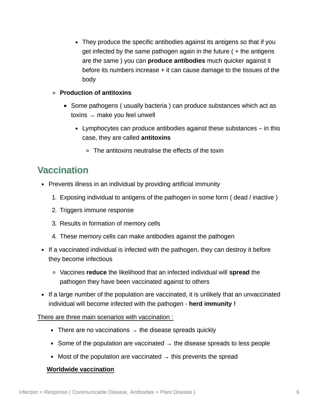 Infection + Response (
Communicable Disease,
Antibodies + Plant Disease)
Diagrams
Communicable diseases
• Communicable (infectious ) disease