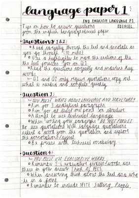 Know ENO Edexcel English language paper 1 tips  thumbnail