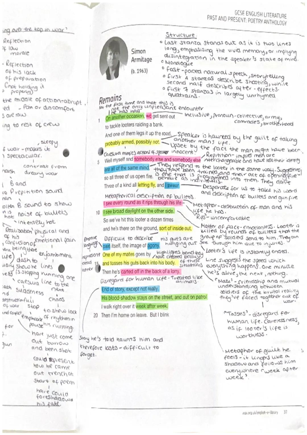 ing over the top in war

Reflection
flaw
morale
-Reflection
of his lack
of preparation
Chot hoiding it
> propery
the middle of action-abrupt