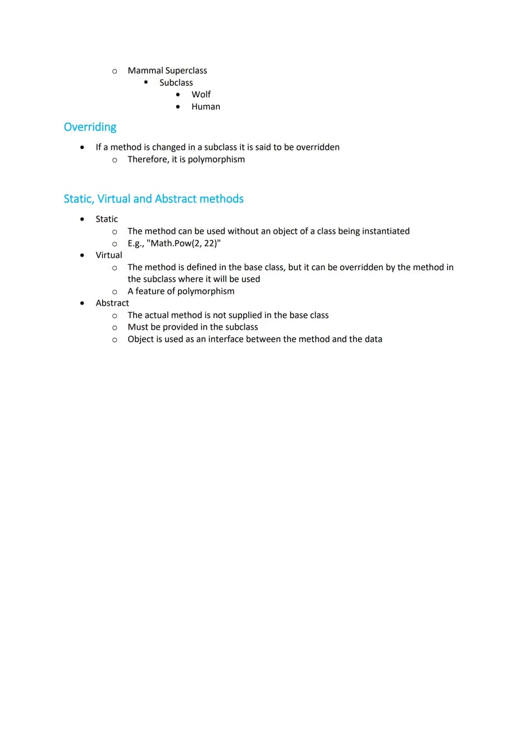 AQA A-Level CS: Object-Oriented Programming (Topic 1)
Revision Notes
Specification
Object-oriented programming
Content
Be familiar with the 