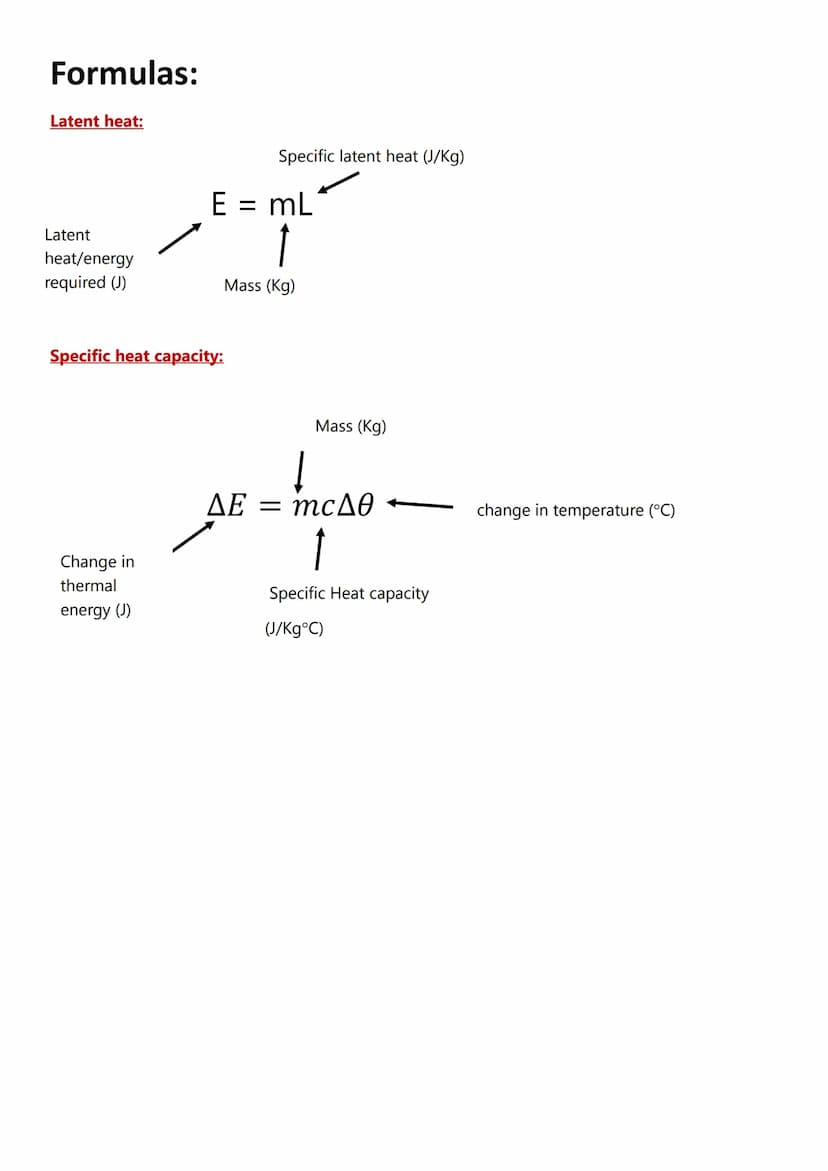 Physics: Particles
Density
Density is a measure of mass per unit volume.
density
(kg/m³)
(Greek
letter 'ro')
mass (kg)
volume (m)
Higher den