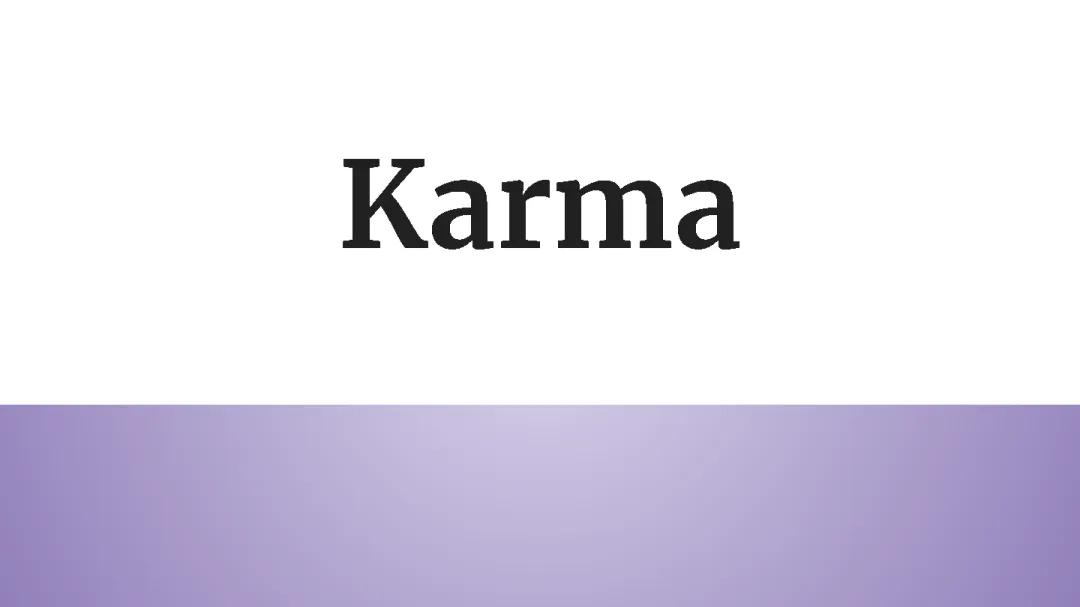 Karma presentation - KS3 RE