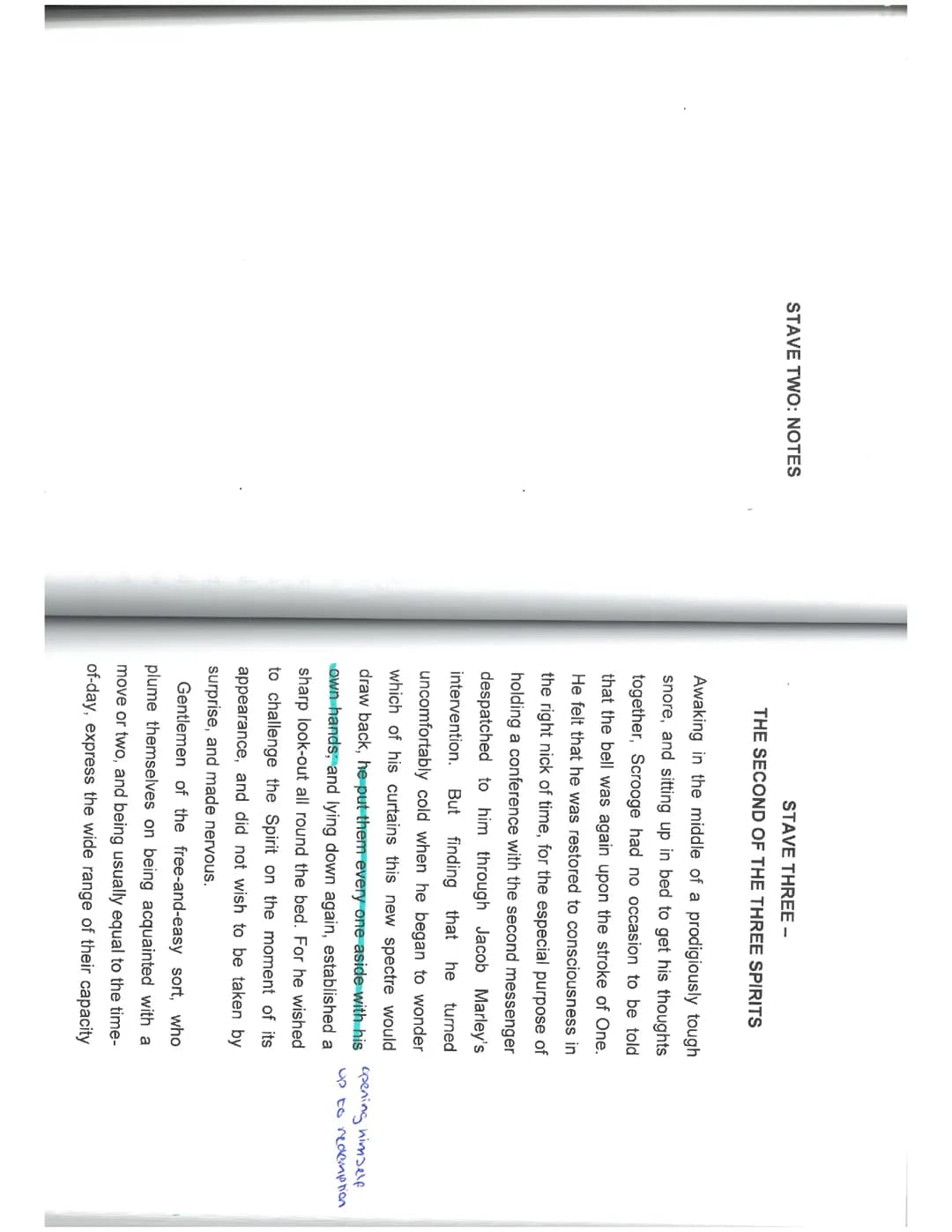 A Christmas Carol - Stave 3 Annotated
