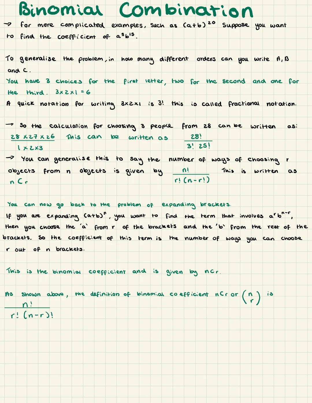 ●
Binomial
3 types of binomial expansion
(1+x)"
(1+ax)"
(b+ax)"
binomial theorem
we use
(a+b)²
(a+b)³
(a+b)4
(a+b)³
this to help us expand b