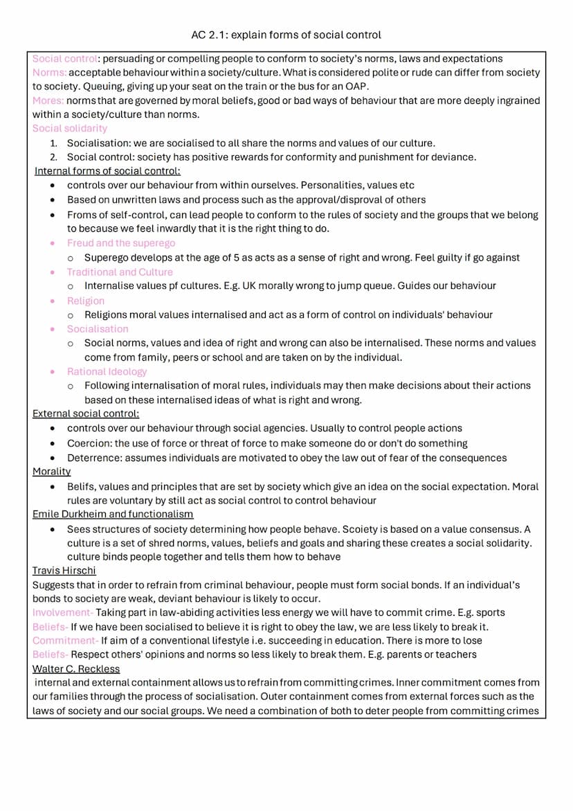 Unit 4: crime and Punishment
AC1.1 describe process used for law making
AC1.2: describe the organisations of the criminal justice system in 