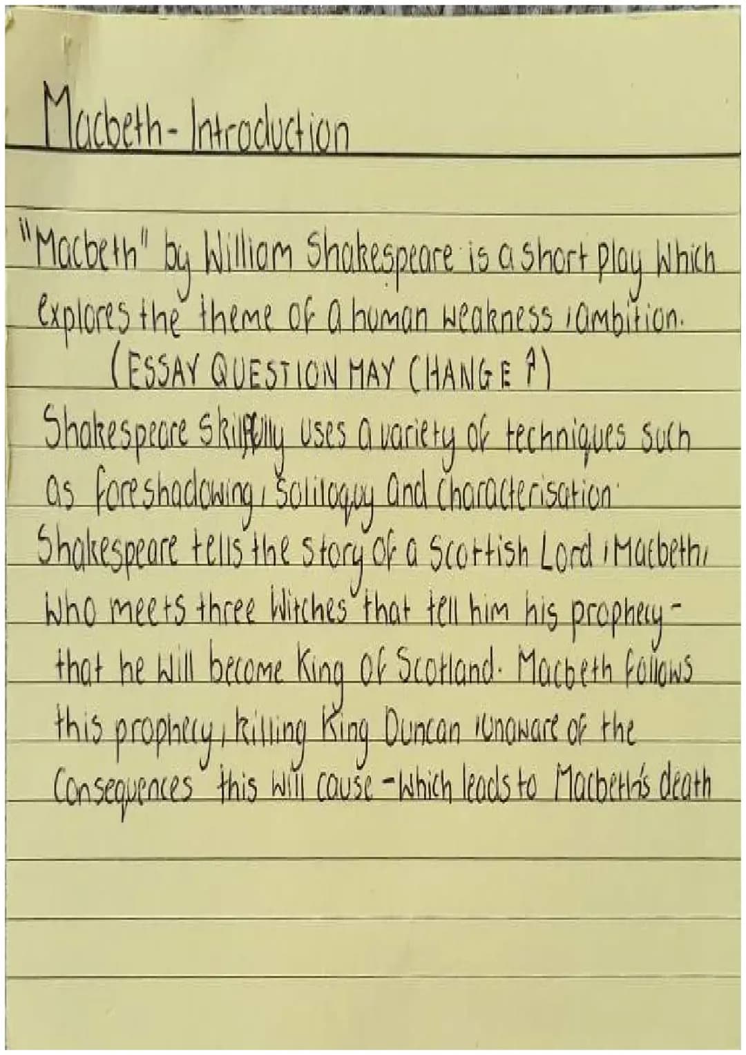 Macbeth Ambition Essay: Exploring the Theme of Ambition in Macbeth