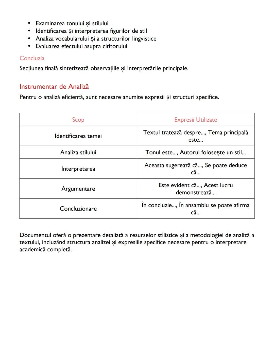 # Resurse Stilistice și Analiza Textului

Resurse Stilistice Fundamentale

Resursele stilistice reprezintă instrumentele lingvistice prin ca