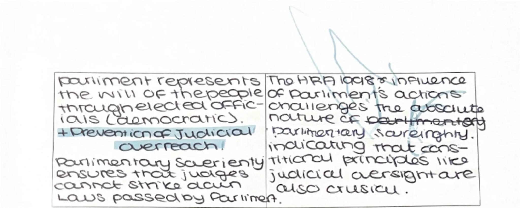 Parliamentary sovereignty
It is the cornerstone of the British constitution, and it means that Westminster is the
supreme law-making body fo