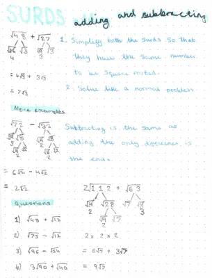 Know Adding and Subtracting Surds thumbnail