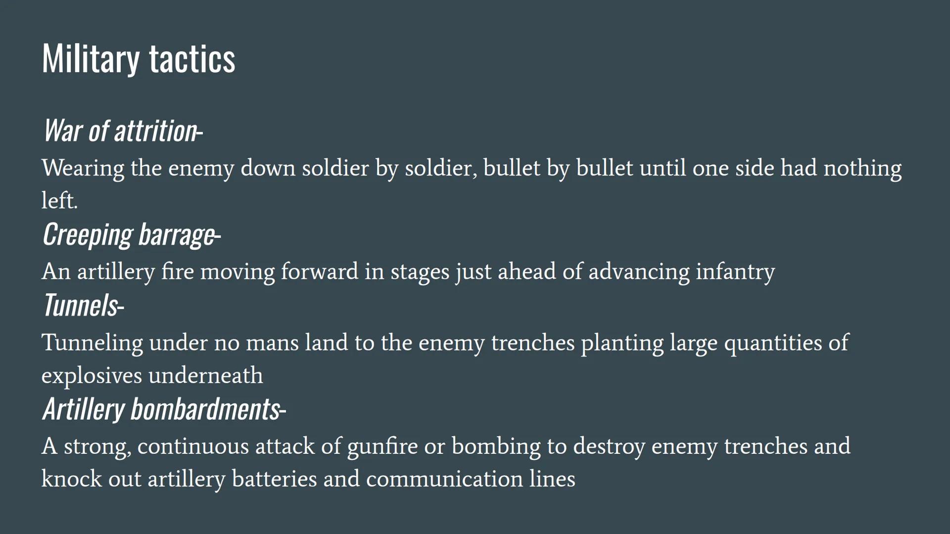 Study notes WW1 Scots on the Western Front
Recruitment - Why men joined?
Friends were joining (peer pressure)
Conscription
• Escaping povert