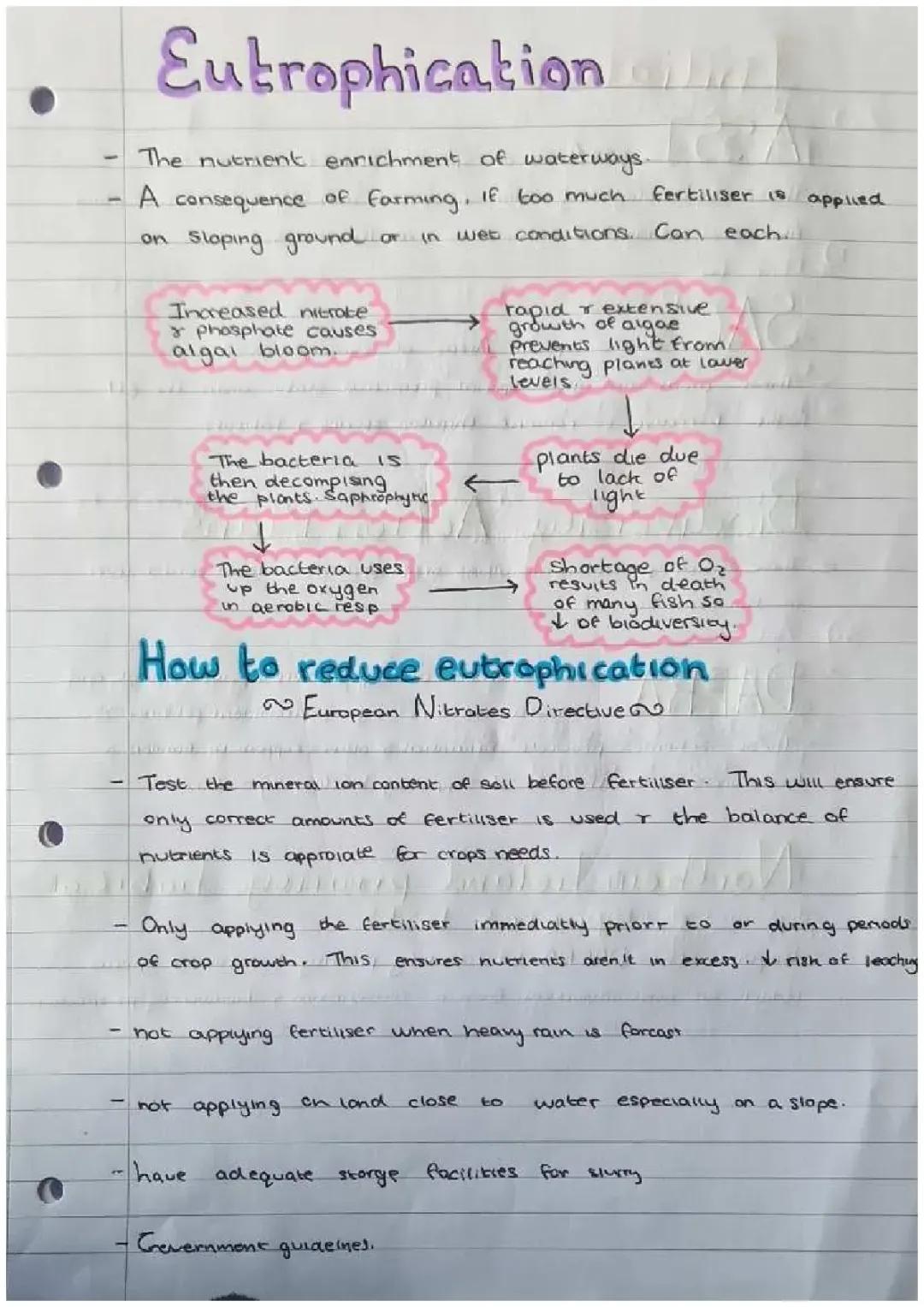 eutrophication 