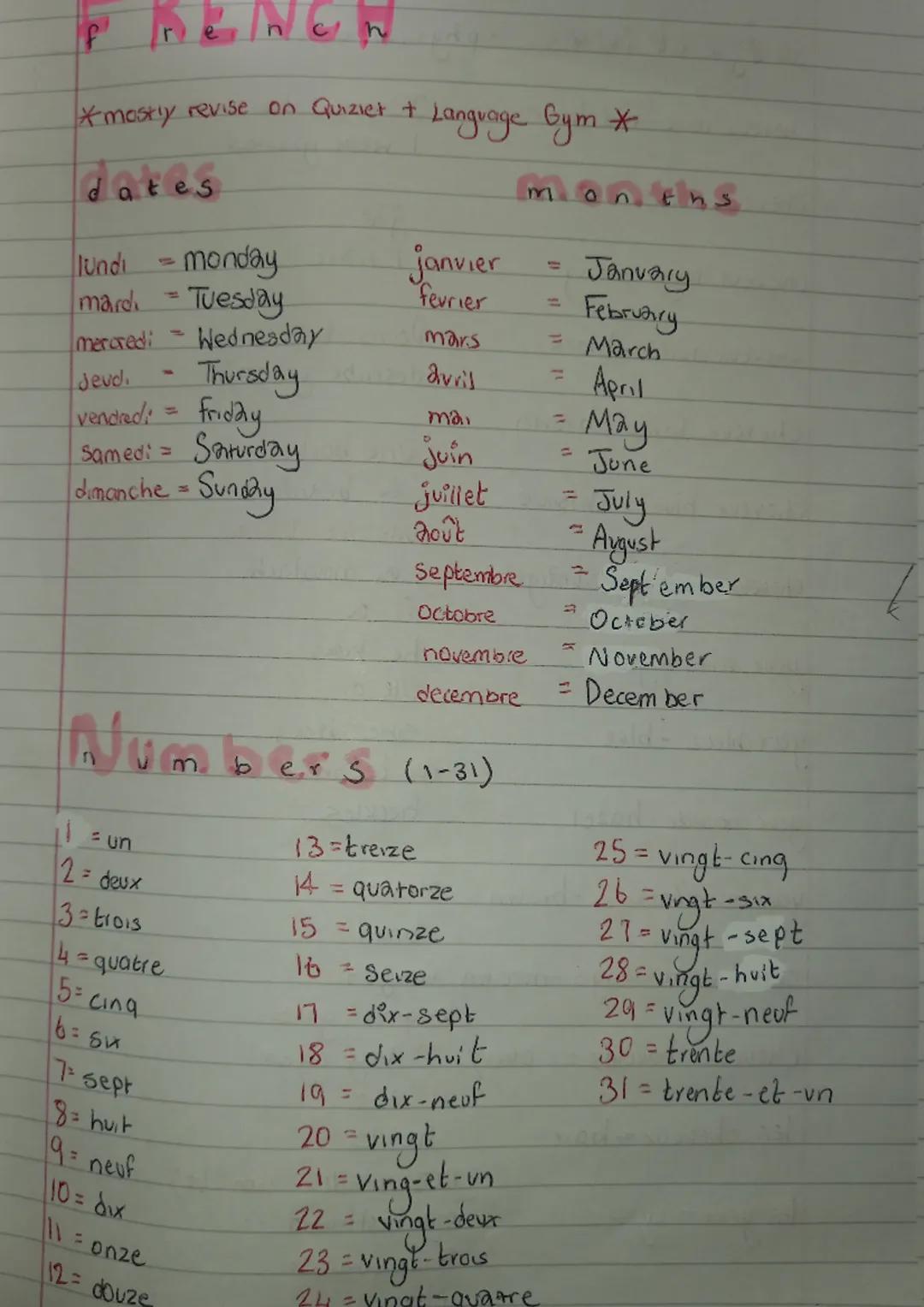 <h2 id="monthsanddaysinfrench">Months and Days in French</h2>
<h3 id="frenchdatesandmonths">French Dates and Months</h3>
<p>In French, the d