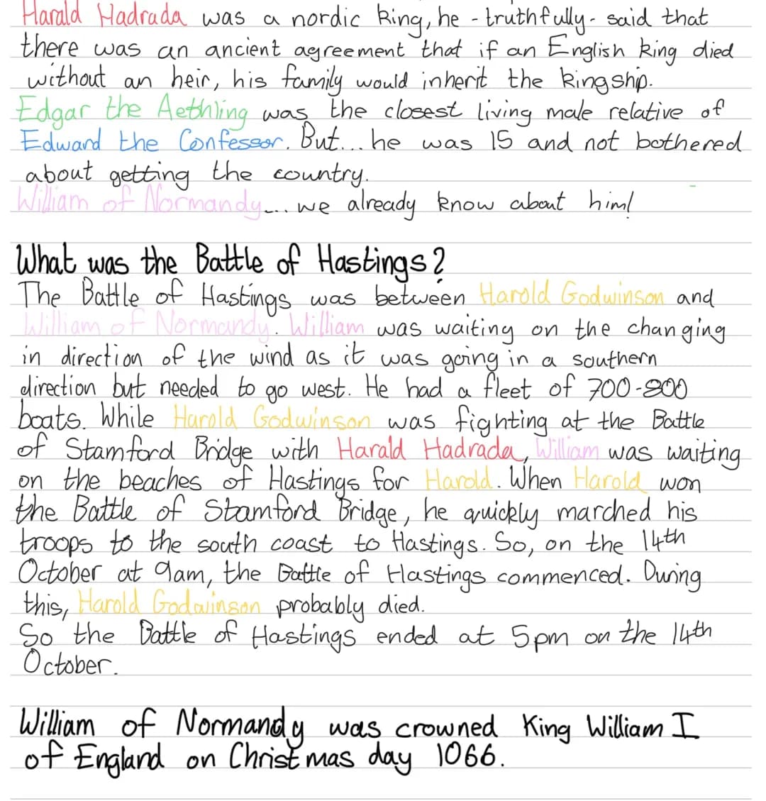 What Happened at the Battle of Hastings 1066? Who Won and Why?