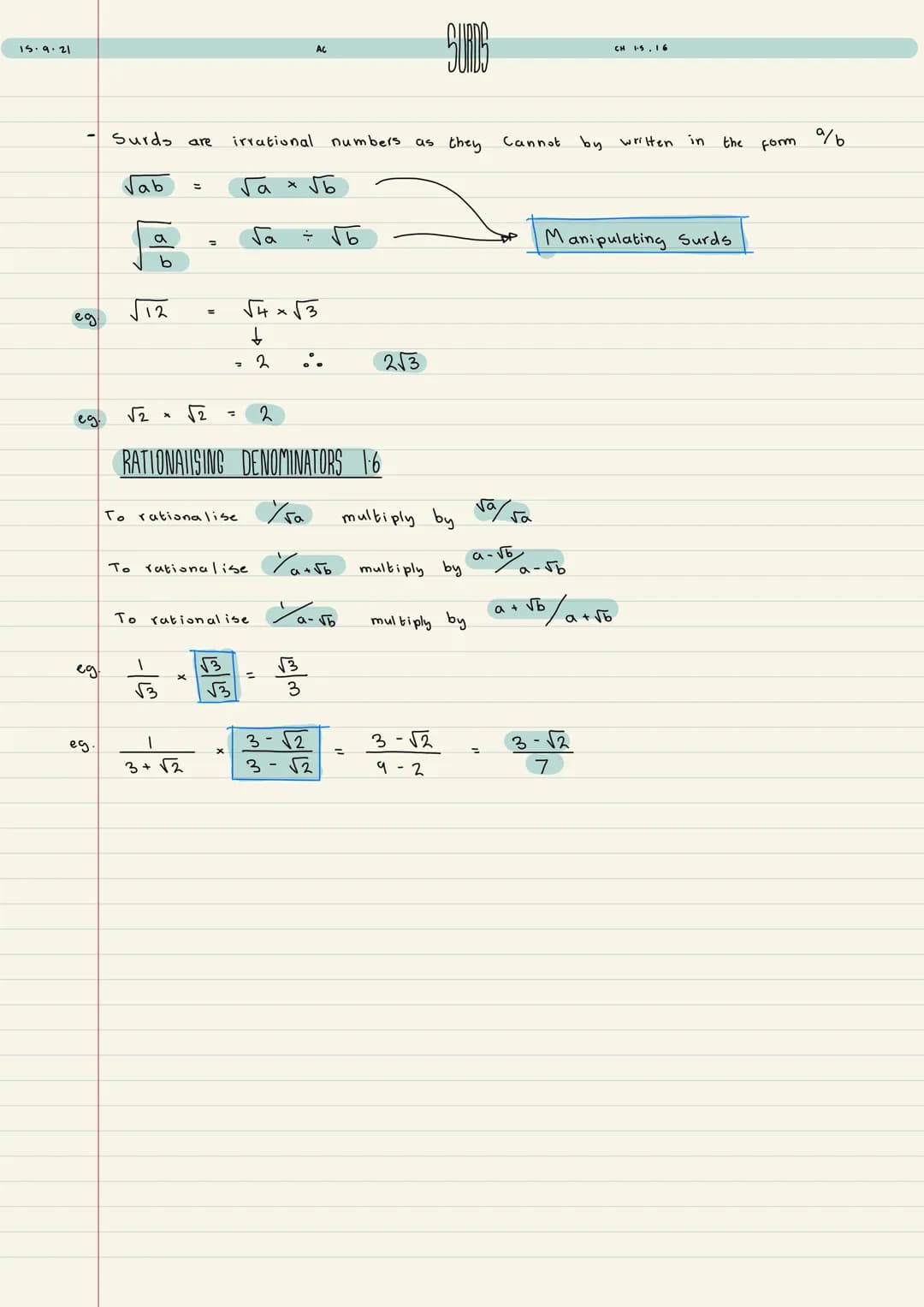 31. 122
7.2.22
-two equations:
eg.
you
proof.
Solve
Sin ² a
↓
cos²x =
Sin¹ α =
Can
the
- take
Sin 0.5.
cos²x
AC
1 - Sin² a
these
equation
30