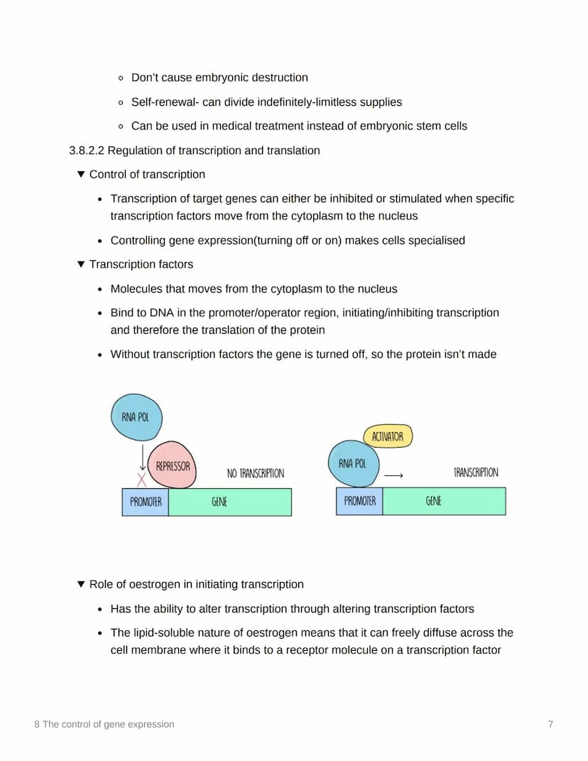 8 The control of gene expression
EAS/A level A level
3.8.1 Alteration of the sequence of bases in DNA alters the structure of proteins
▾ Sub