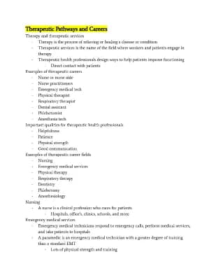 Know Therapeutic pathways and Careers thumbnail