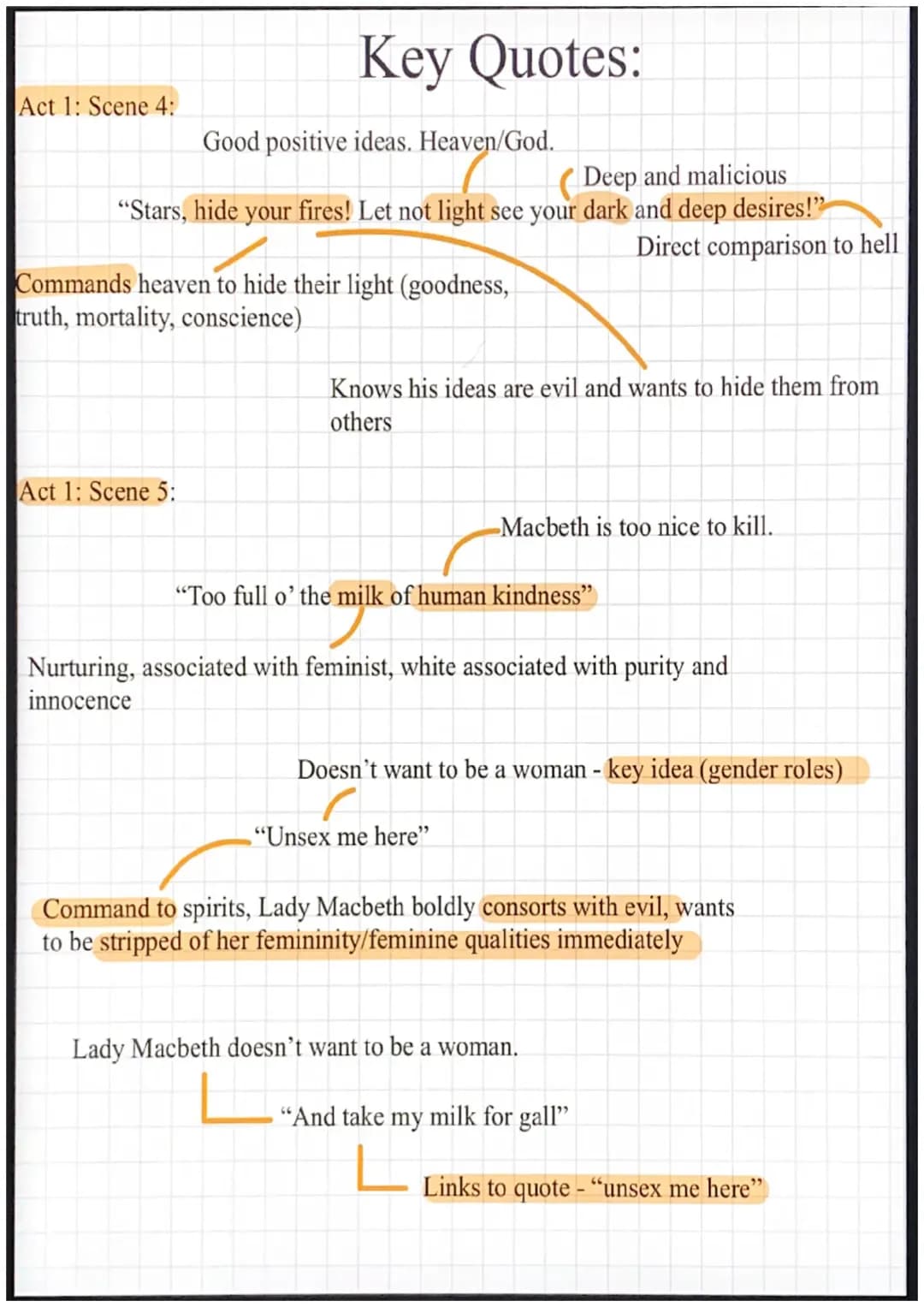 Macbeth Key Quotes and Analysis