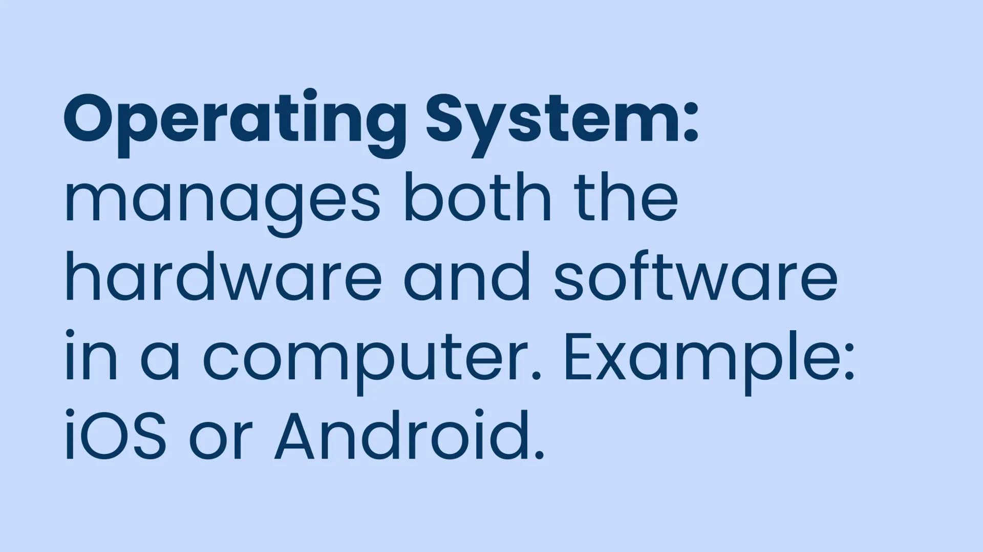 OCR GCSE J277 1.5
Summary: Systems Software Checklist
1.5
Purpose & Functionality of
Operating Systems
Purpose & Functionality of
Utility So