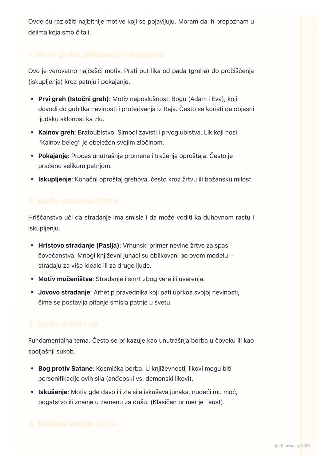 # Hrišćanski motivi u
književnosti

Uvod u hrišćanske motive u književnosti

Hrišćanstvo je imalo ogroman uticaj na evropsku kulturu, pa sam