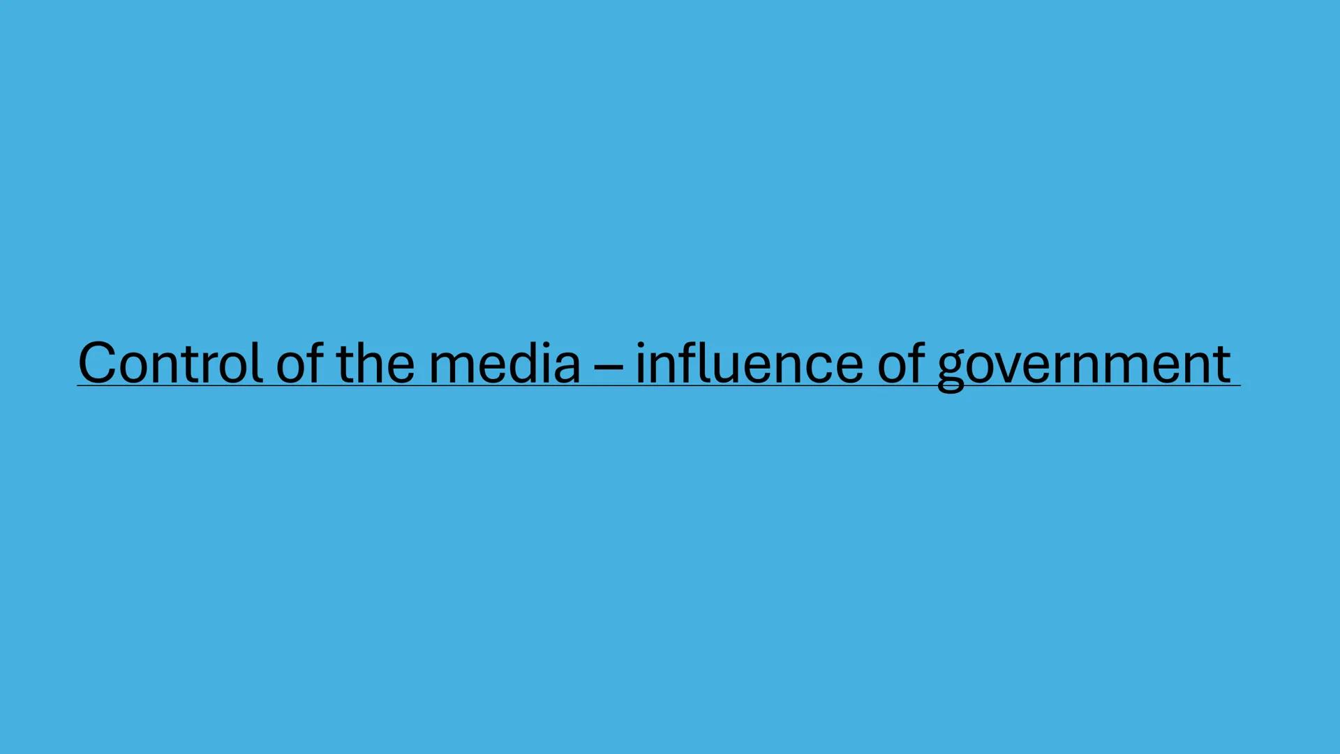 Ownership and control of the
media
Knowunity username: @grack69 Ownership in UK medial
• Three companies own 90% of the newspaper market (ne