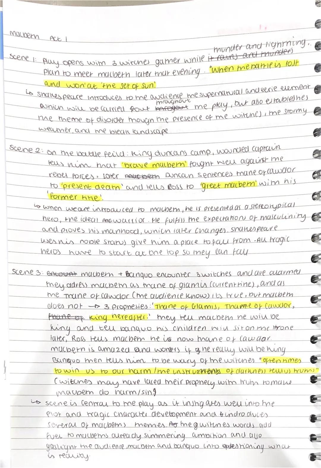 macbeth act 1 summary and analysis