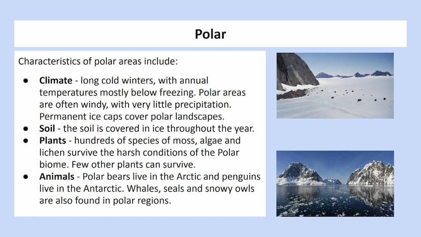 PLEASE
DON'T CLAD IN THE POPELINE
290
ALASKA
&
COLD ENVIRONMENTS
562 Cold Environments
Cold environments are an important ecosystem with dis